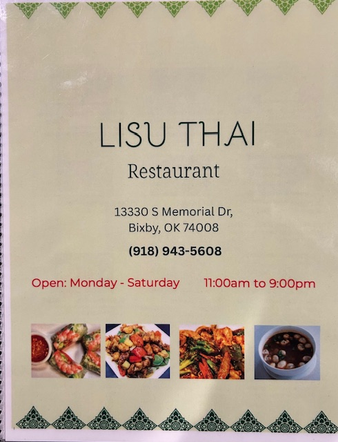 Lisu Thai Restaurant - Lisu Thai Restaurant, 13330 S Memorial Dr, Bixby, OK 74008, USA