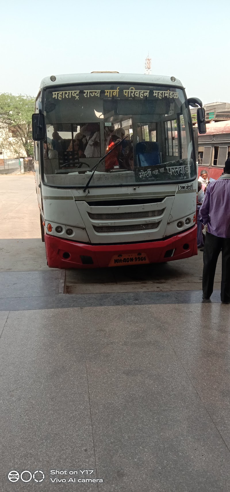 Bus Stop - Bus Stop, 82G4+XPF, Amravati Road, Prasanta Colony, Yerla, Maharashtra 444905, India