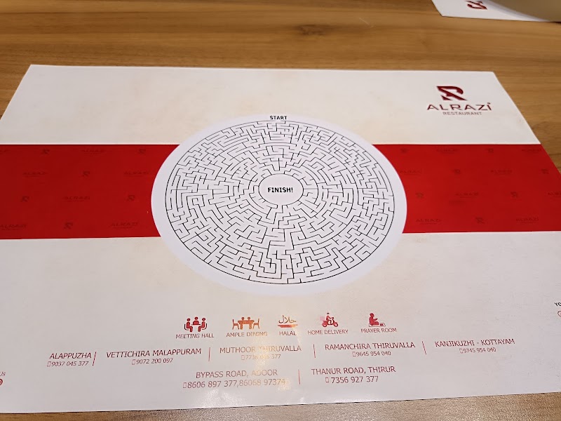 AL RAZI Restaurant - AL RAZI Restaurant, 5P2H+Q2Q, Adoor, Kerala 691523, India