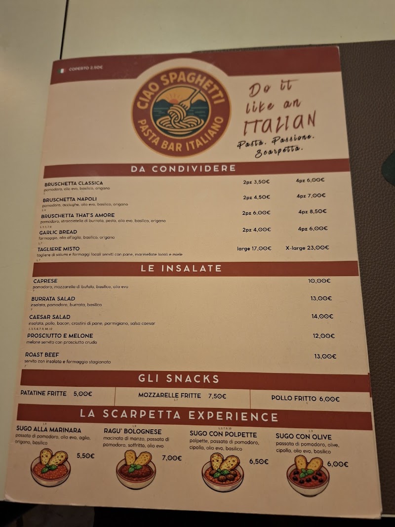 Ciao spaghetti - Ciao spaghetti, Piazza Fabio Filzi, 18, 22019 Tremezzo CO, Italy