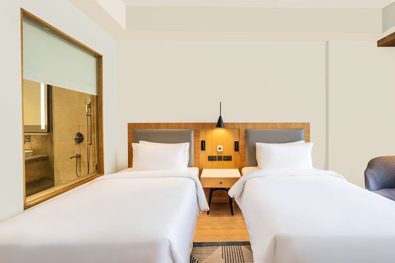 Radisson Hotel Vrindavan - Radisson Hotel Vrindavan, Parking, Vrindavan Road, opp. Rukmani Vihar, Chhatikara, Vrindavan, Uttar Pradesh 281121, India