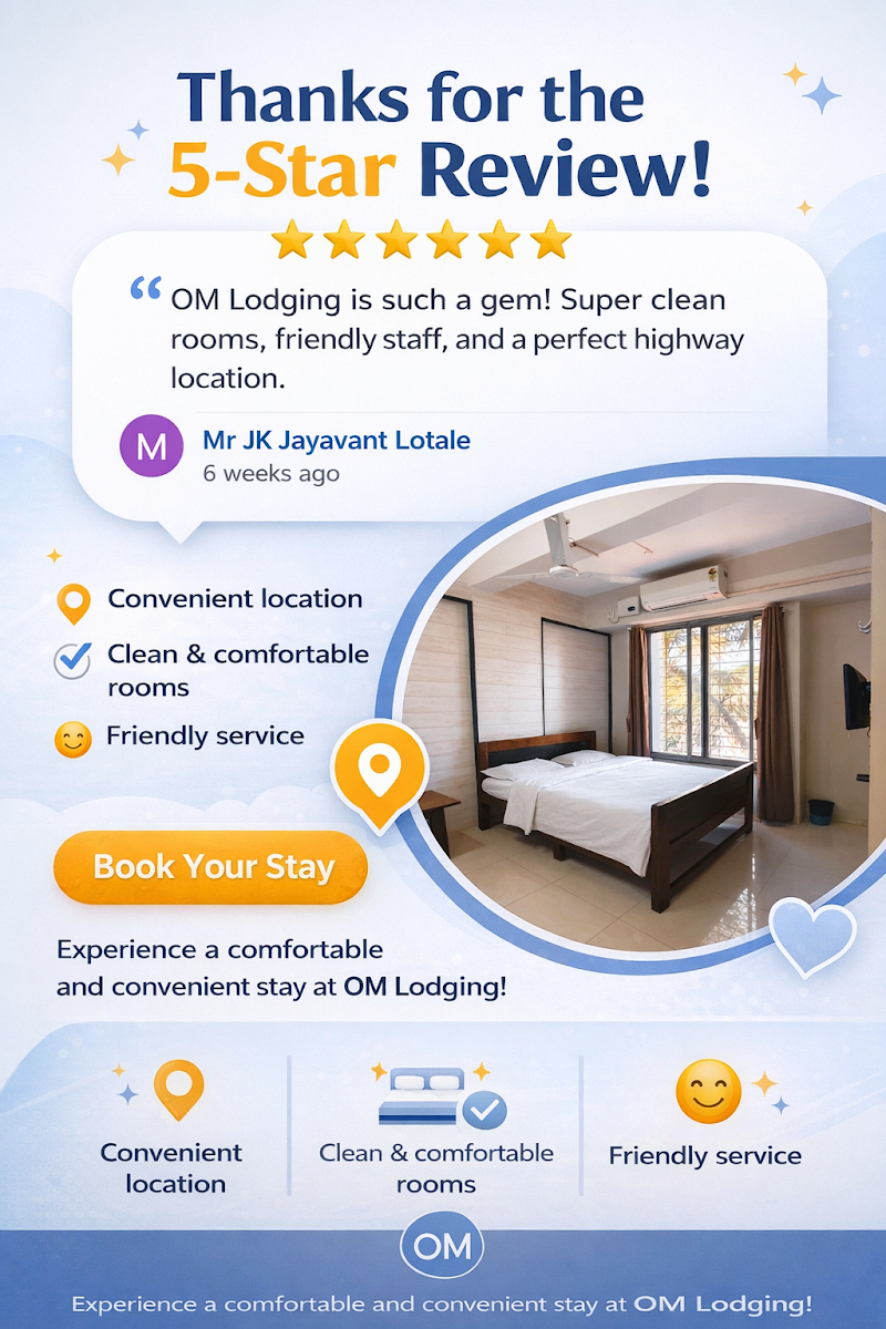 OM Lodging - OM Lodging, Sunrise tower, Opposite Court building, Mahadik compound Nardave naka, Mumbai - Goa Hwy, Kankavli, Maharashtra 416602, India