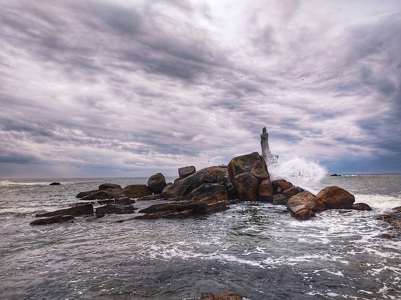 Indira Point - Indira Point, last, rock indian ocean, Kanniyakumari, Tamil Nadu, India