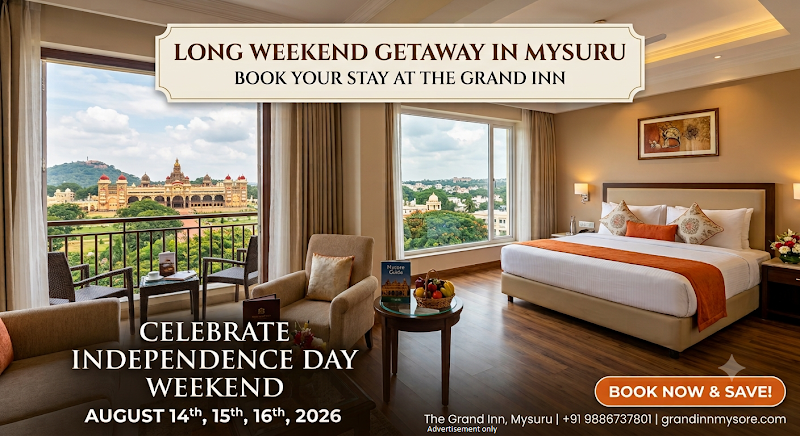 The Grand Inn - The Grand Inn, 2898/1, Keshava Iyengar Rd, behind Suburban Bus Stand, Halladakeri, Mandi Mohalla, Mysuru, Karnataka 570001, India