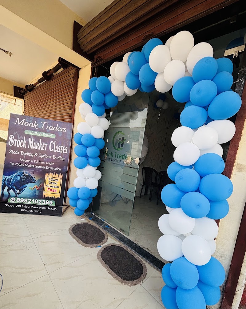 Monk Traders-Stock market classes - Monk Traders-Stock market classes, Agrasen Chowk, in front of CG plaza, Bilaspur, Telipara, Chhattisgarh 495001, India