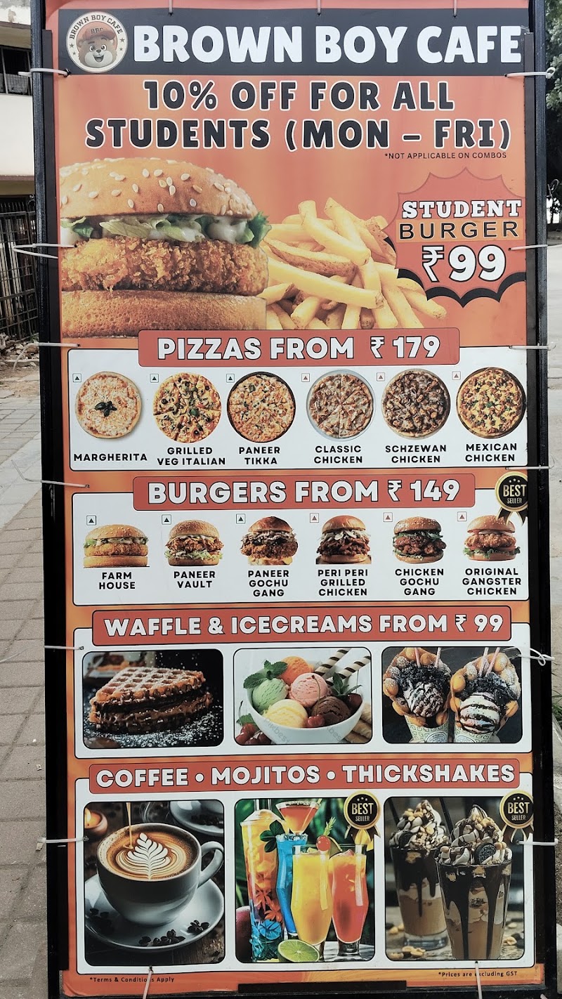 BROWN BOY CAFE - BROWN BOY CAFE G-02, Smart avenue, G-02, Residency Rd, Shanthala Nagar, Ashok Nagar, Bengaluru, Karnataka 560025, India