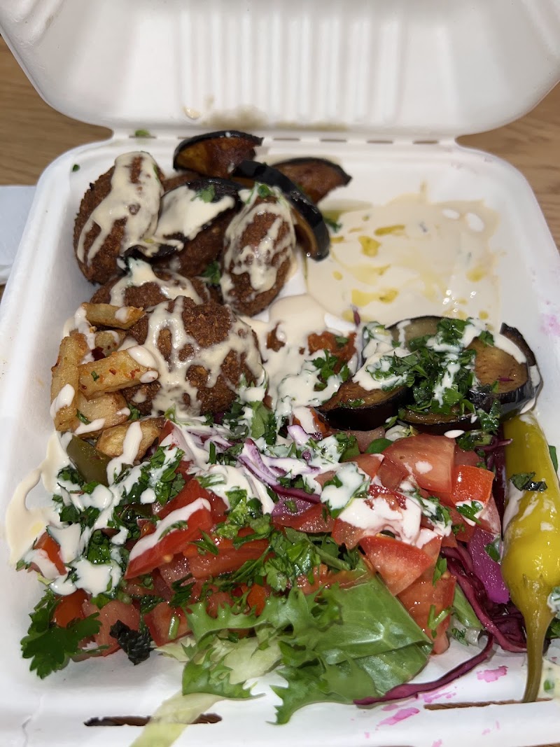 King of Falafel Kiosk - King of Falafel Kiosk 216-198 Euston Rd., London NW1 2DA, UK