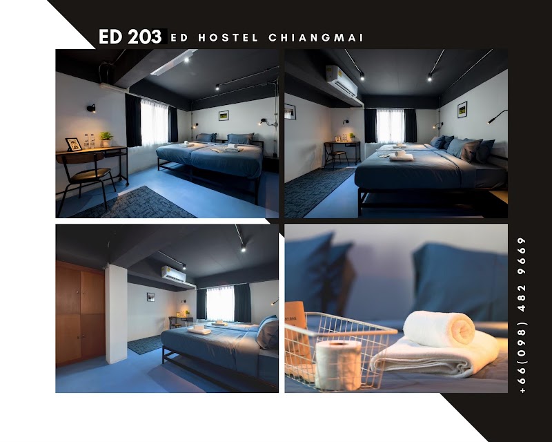 Ed Hostel Chiang Mai - Ed Hostel Chiang Mai เลขที่ 2 Rachadamnoen Rd Soi 1 Old City Tambon Si Phum, เมือง Chang Wat Chiang Mai 50200, Thailand