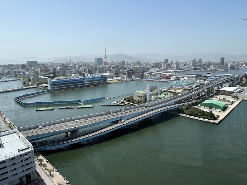 Hakata Port Tower - Hakata Port Tower, 13-14-1 Chikkōhonmachi, Hakata Ward, Fukuoka, 812-0021, Japan