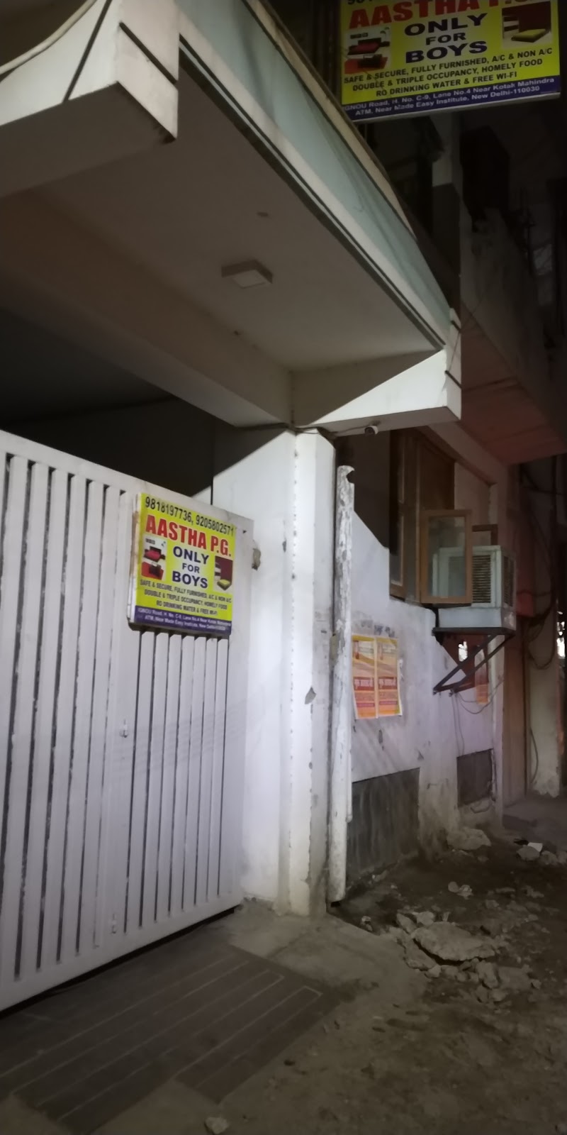 AASTHA P.G. - AASTHA P.G. H. No. 2 Lane No.4, IGNOU Rd, near Made Easy Institute, Saiyad ul Ajaib, Sainik Farm, New Delhi, Delhi 110030, India