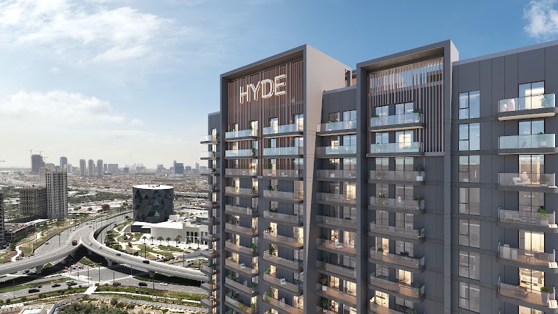 HYDE Residences Dubai Hills - HYDE Residences Dubai Hills, 463R+HH Park Main entrance - Hadaeq Sheikh Mohammed Bin Rashid - Dubai Hills - Dubai - United Arab Emirates