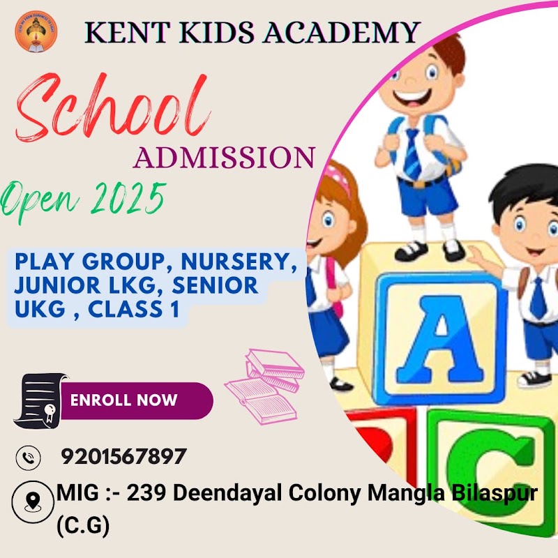 Kent kids academy - Kent kids academy Mig 239, Dindayal Colony Rd, Mangla, Bilaspur, Chhattisgarh 495001, India