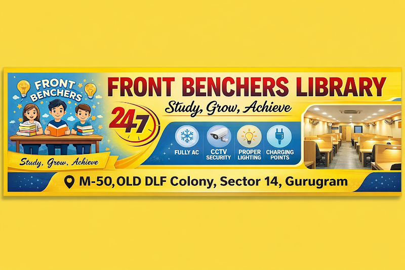 Front Benchers Library - Front Benchers Library Block M, Old DLF Colony, Sector 14, Gurugram, Haryana 122007, India
