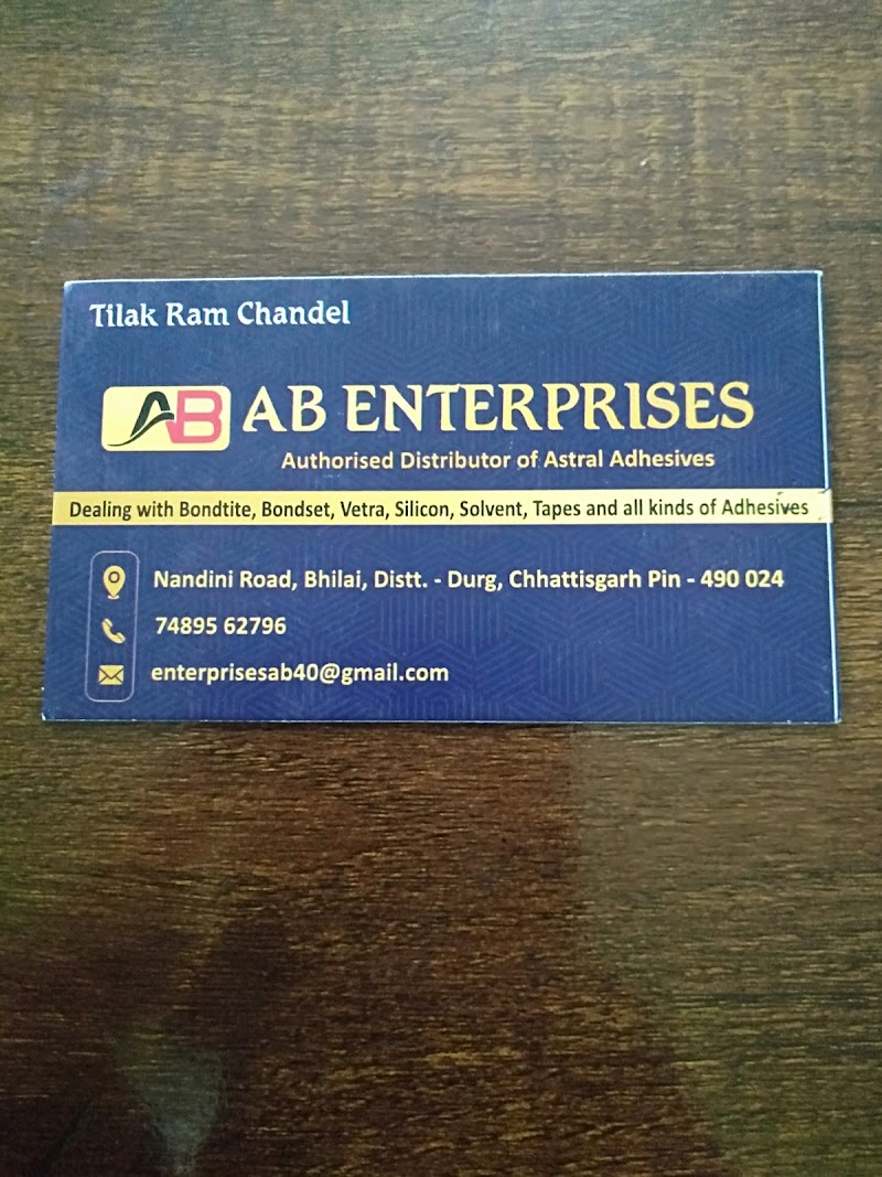 AB Enterprises - AB Enterprises, Shop no 5, near old SBI bank, Indira Nagar, Purani Basti, Supela, Bhilai, Chhattisgarh 490023, India