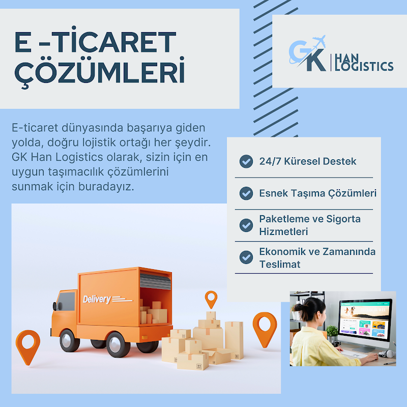 GK Han Lojistik - GK Han Lojistik, ATAKÖY 7-8-9-10. KISIM MAH. ÇOBANÇEŞME E-5, Ataköy 7-8-9-10. Kısım, Yan Yol A NO: 22 /1, 34158 Bakırköy/İstanbul, Türkiye