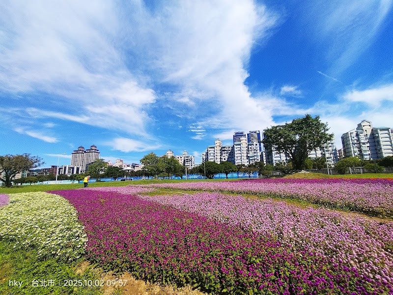 Meiti Riverside Park - Meiti Riverside Park 10491, Taiwan, Taipei City, Zhongshan District, Lequn 1st Rd, 基隆河基16號水門