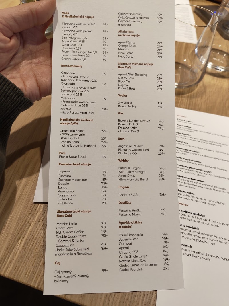 BOSS CAFÉ - BOSS CAFÉ Na Příkopě 959/27, 110 00 Praha 1-Staré Město, Czechia