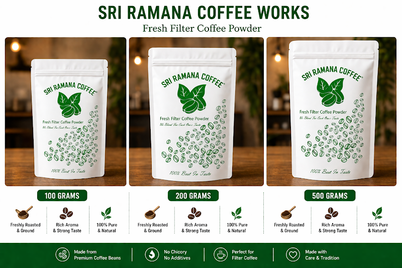 SRI RAMANA COFFEE WORKS - SRI RAMANA COFFEE WORKS 52/7, 13th B Main Rd, near Rama Temple Road, Doopanahalli, Indiranagar, Bengaluru, Karnataka 560008, India