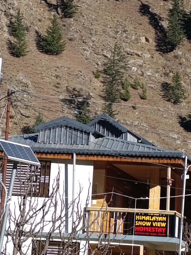 Himalayan snow view home stay bagori