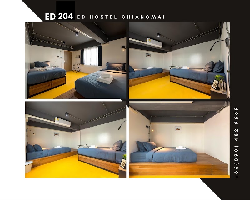 Ed Hostel Chiang Mai - Ed Hostel Chiang Mai เลขที่ 2 Rachadamnoen Rd Soi 1 Old City Tambon Si Phum, เมือง Chang Wat Chiang Mai 50200, Thailand