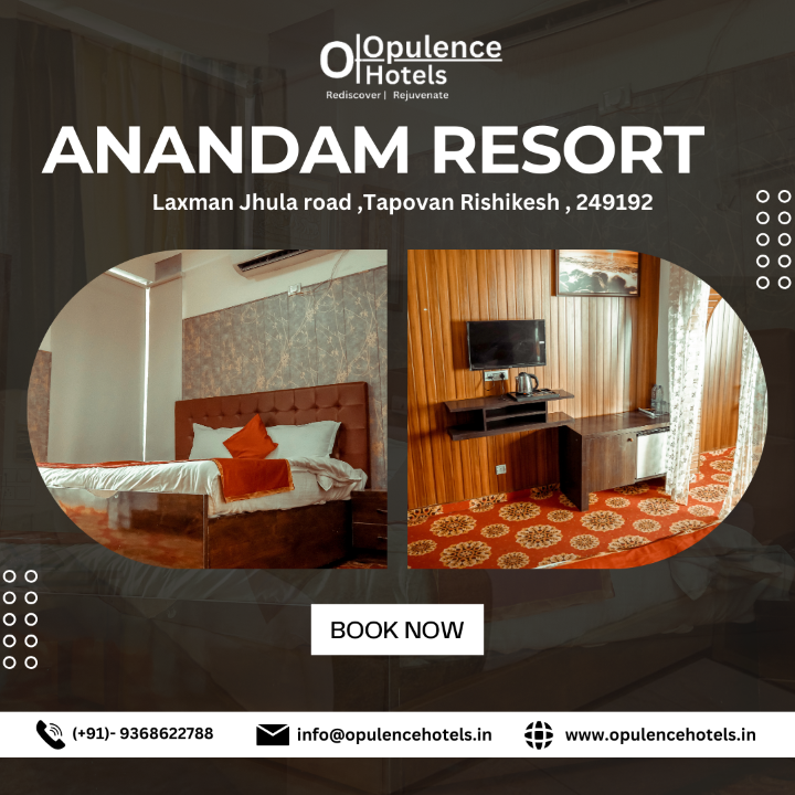 Anandam Resort By Opulence Hotels - Anandam Resort By Opulence Hotels Lakshman Jhula, Tapovan, Rishikesh, Jonk, Uttarakhand 249192, India