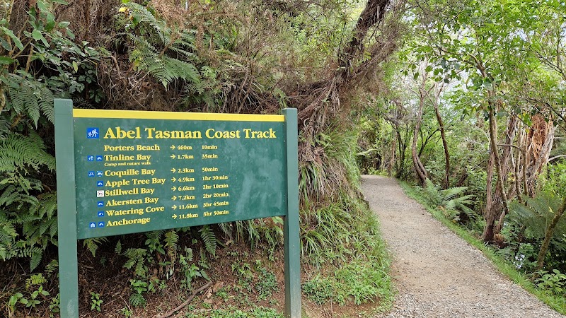 Start of the Abel Tasman Track
