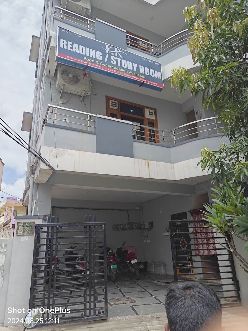 K.R Reading Rooms/ Study Room/library - K.R Reading Rooms/ Study Room/library, Near Sai Baba temple ,mc dowell, Kalyanpuri Colony Rd, West Balaji Hill Colony, Hema Nagar, Uppal, num9, Hyderabad, Telangana 500039, India