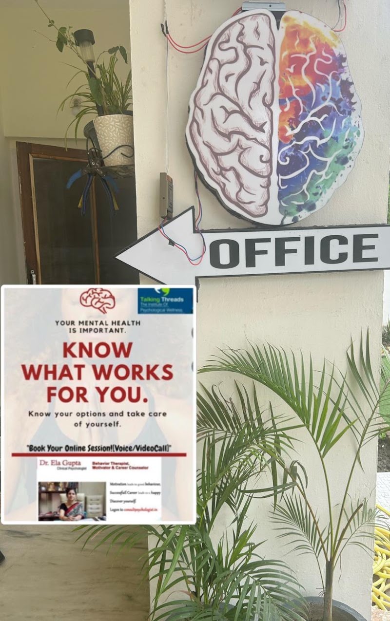 Dr. Ela Gupta - Dr. Ela Gupta C-5 bungalow,opposite harmone hospital first left turn from gate no -1 ,Ashoka Ratan, C-5, Talking Threads, bungalow, The insititute Mental wellness, opposite ayush hospital, Adarsh Nagar, LIC Colony, Mowa, Raipur, Chhattisgarh 492009, India