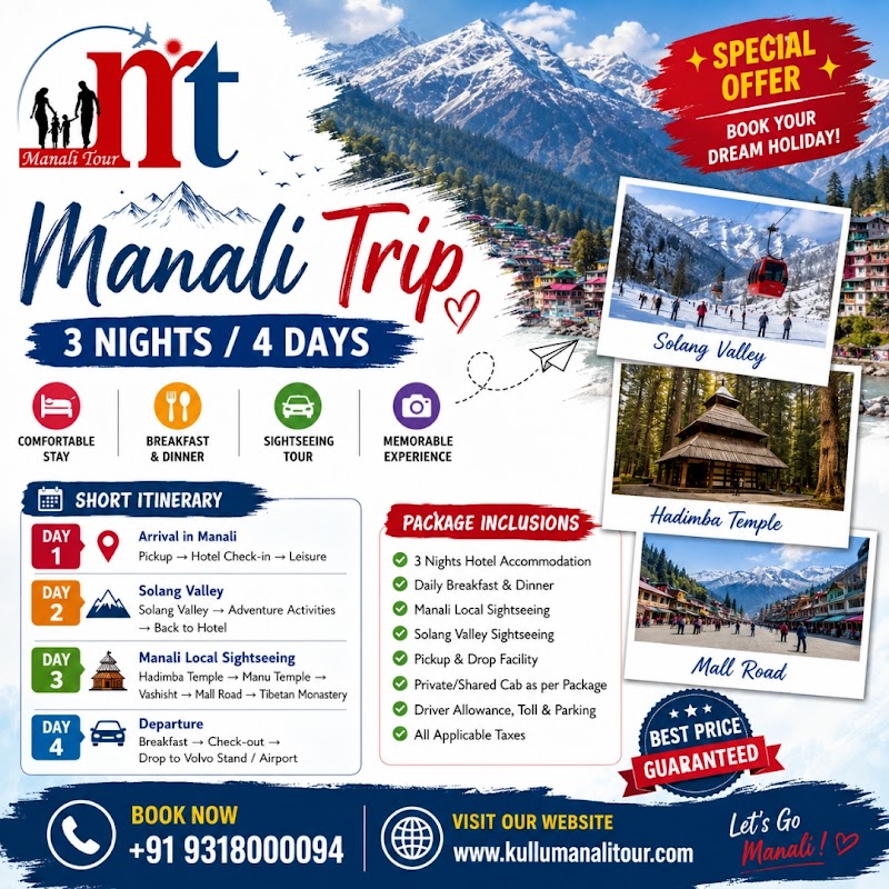 Manali Tour - Manali Tour, Near Jamadagni Temple Village Prini, P.O.Prini, Teh, Distt, Prini, Manali, Himachal Pradesh 175143, India