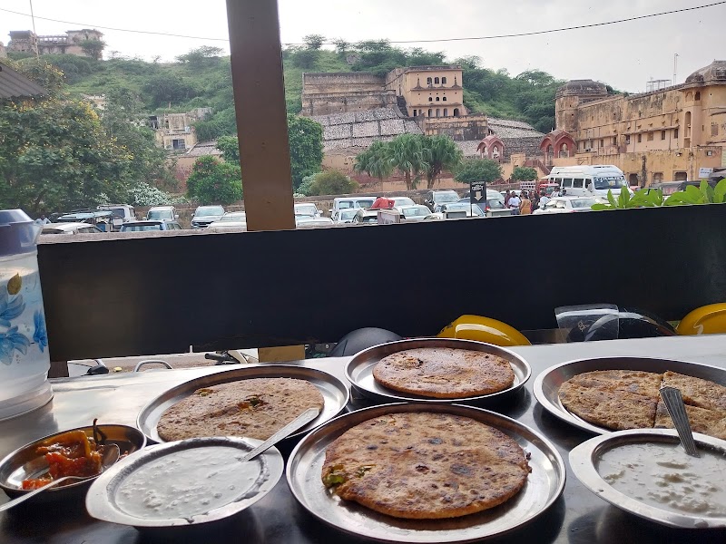 Jagdamba Rajasthani rasoi restaurant - Jagdamba Rajasthani rasoi restaurant Jagdamba Rajasthan Rasoi Mavtha road, Amer Palace Rd, opposite elephant stand, Devisinghpura, Amer, Jaipur, Rajasthan 302028, India