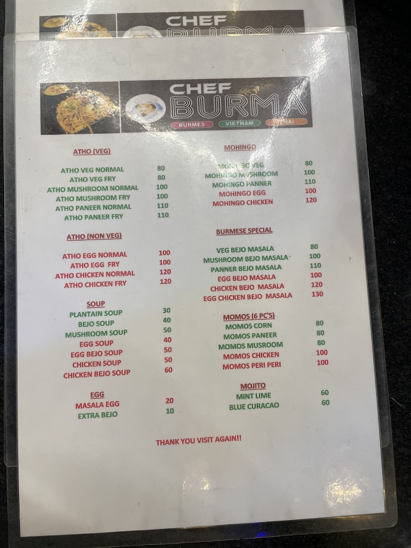 Chef Burma - Chef Burma, 200 Feet Radial Road, Sri Sai Nagar, Thoraipakkam, Chennai 600096, near Chennai Food Town, Chennai, Tamil Nadu 600097, India