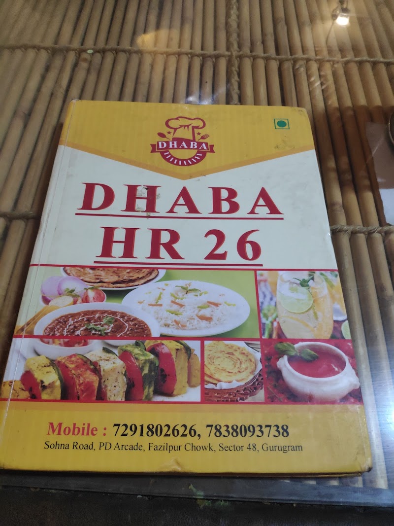 Dhaba HR 26 - Dhaba HR 26, Badshahpur Sohna Rd, Block S, fazilpur chowk, Sector 48, Gurugram, Haryana 122018, India