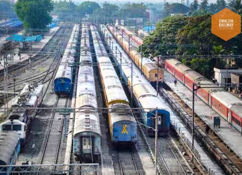 Platform number 1 - Platform number 1, 658J+8P6 Railway Station, Junction, LNUPE Campus, Railway Colony, Gwalior, Madhya Pradesh 474002, India
