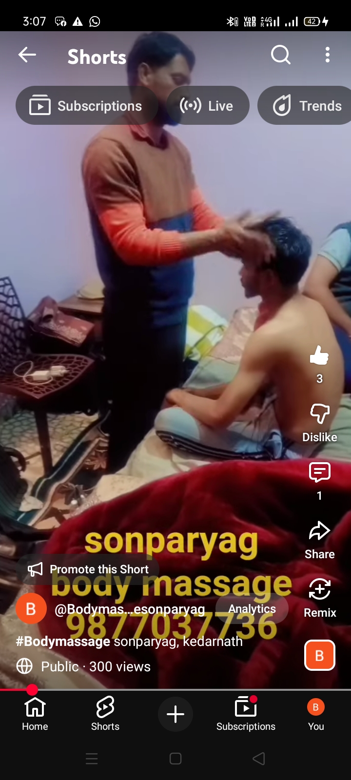 Govinda Body massage - Govinda Body massage Dev Darshan hotel, police station, opposite Sonprayag, Sonprayag, Sonparyag, Uttarakhand 246471, India