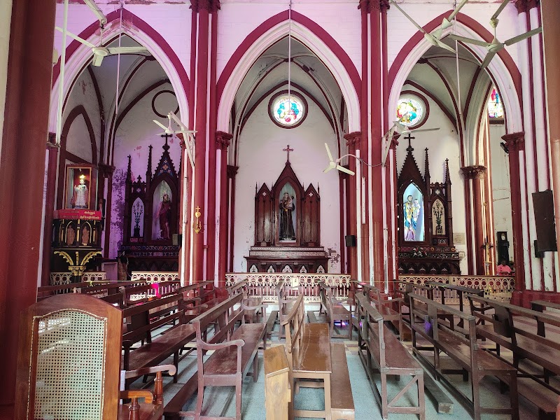Sacred Heart Basilica - Sacred Heart Basilica Door No, 132, South Boulevard, near Railway Station, MG Road Area, Puducherry, 605001, India