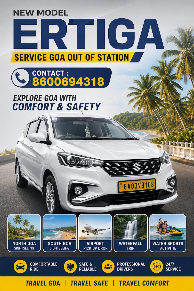 Taxi for Goa - Cab Service - Taxi for Goa - Cab Service, HRM2+H3G Jyoti Niwas, D’Mello Vaddo, Sateri Nagar Colony, Canca, Parra, Goa 403510, India