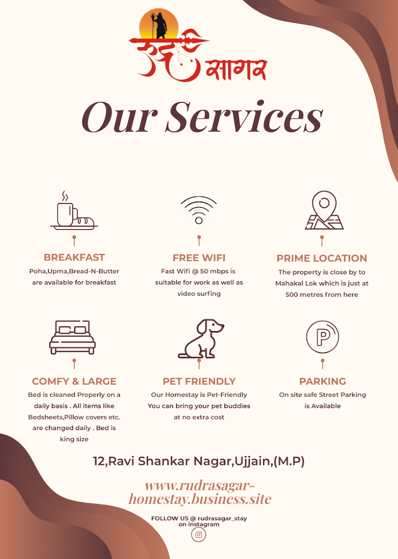 Rudrasagar Homestay - Rudrasagar Homestay 12, Ravi Shankar Nagar, Suraj Nagar, Ujjain, Madhya Pradesh 456006, India