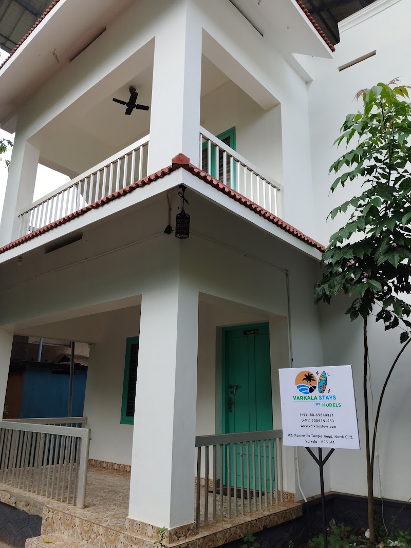 Varkala Stays - Varkala Stays Kunnuvilla Temple Road, N Cliff Rd, near Gypsy Walker, Varkala, Kerala 695141, India