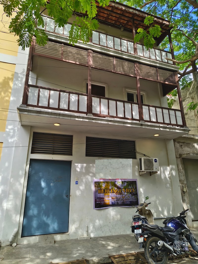 Heritage villa - Heritage villa 3, Netaji Subhash Chandra Bose Salai ( Gingee Salai ), near Vinayagar temple, White Town, Puducherry, 605001, India