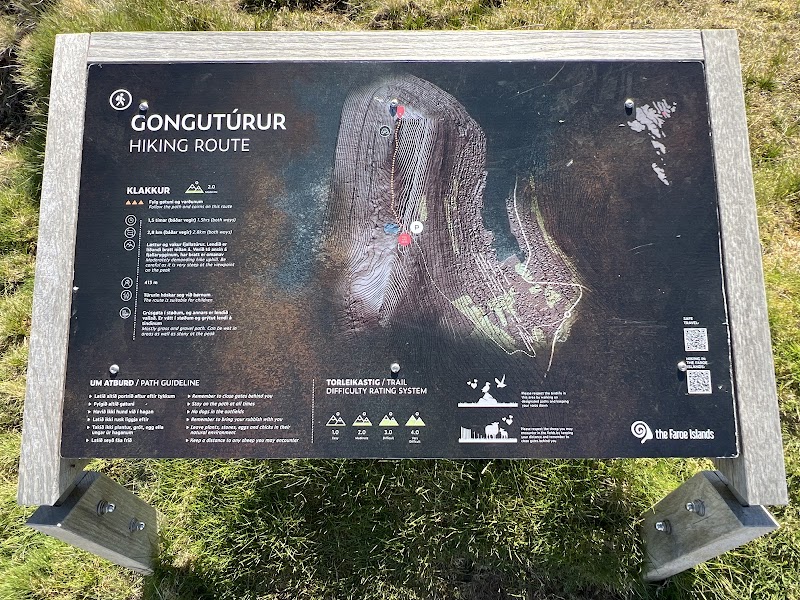 Hiking Klakkur - Hiking Klakkur 69PM+P73, Klaksvík 700, Faroe Islands