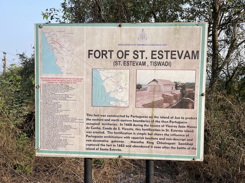 St. Estevam Fort - St. Estevam Fort St Estevam, Jua, Goa 403106, India