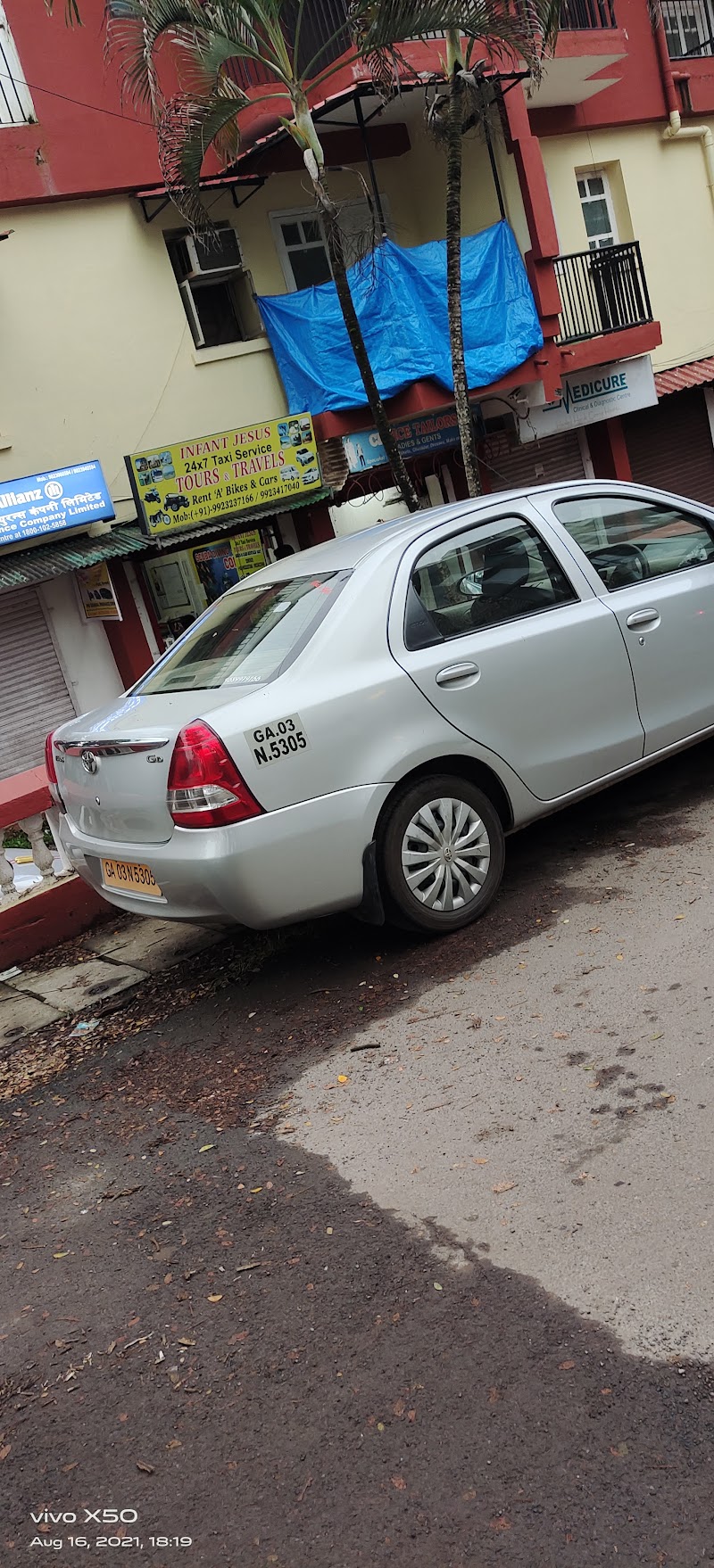 Taxi in Calangute (Airport Cabs) Infant Jesus Tours & Travels - Taxi in Calangute (Airport Cabs) Infant Jesus Tours & Travels, H.No 2, 231A, behind Shivam Resort, Naikavaddo, Calangute, Goa 403516, India