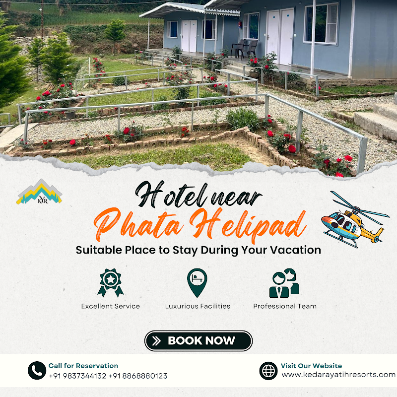 KEDARAYATIH RESORT - Best Hotels in Phata, Hotel Near Phata Helipad Kedarnath Uttarakhand - KEDARAYATIH RESORT - Best Hotels in Phata, Hotel Near Phata Helipad Kedarnath Uttarakhand, Jamu Village Road, Phata, Uttarakhand 246471, India