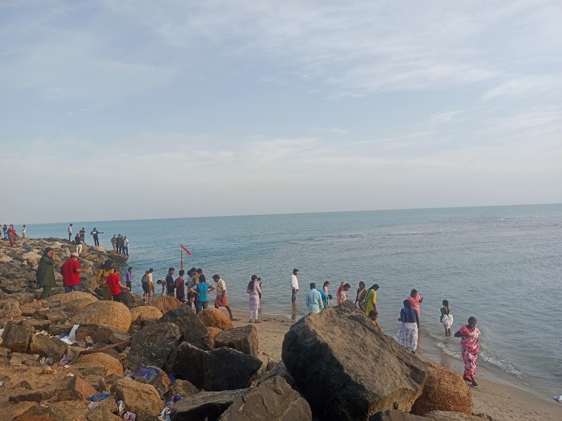 Rameswaram Dhanushkodi Sea Point - Rameswaram Dhanushkodi Sea Point, 59RW+6GG, Rameswaram-Dhanushkodi Rd, Dhanushkodi, Rameswaram, Tamil Nadu 623526, India