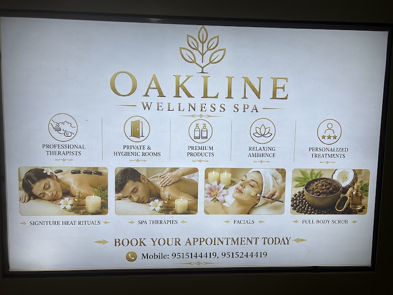 Oakline Wellness Spa - Oakline Wellness Spa 3 Floor, Lumbini Jewel Mall, Road No. 2, Venkateshwara Nagar, Aurora Colony, Banjara Hills, Hyderabad, Telangana 500034, India