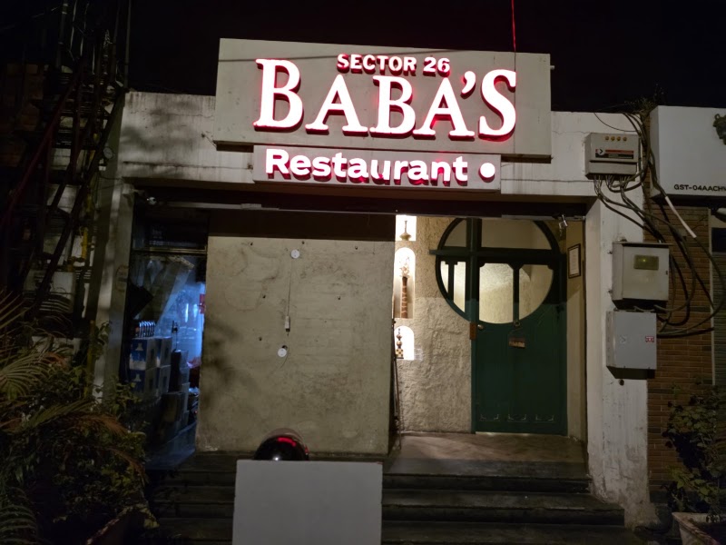 Baba's - Baba's Backside entry, SCO 19, Madhya Marg, Sector 26, Chandigarh, 160019, India