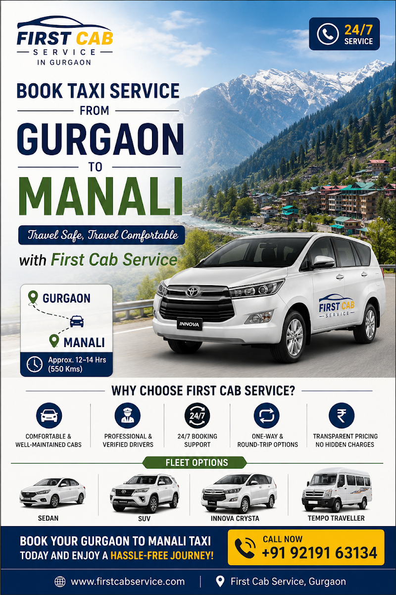 First Cab Service in Gurgaon (Outstation & One-Way) - First Cab Service in Gurgaon (Outstation & One-Way) Shop no. 5, St Thomas Marg, Horizon Colony, Block C, DLF Phase 5, Sector 43, Gurugram, Haryana 122009, India