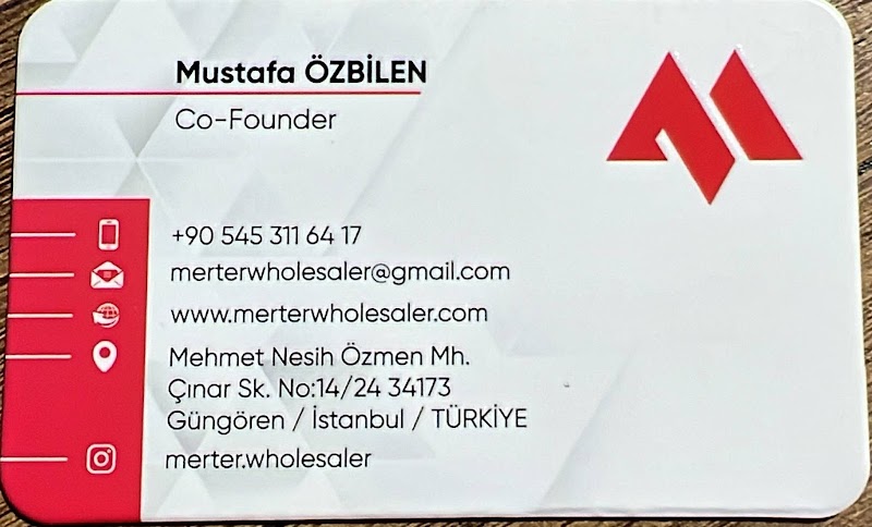 Merter wholesaler - Merter wholesaler, Mehmet Nesih Özmen, Çınar Sokağı Adısoy center no:14/24, 34173 Güngören/İstanbul, Türkiye