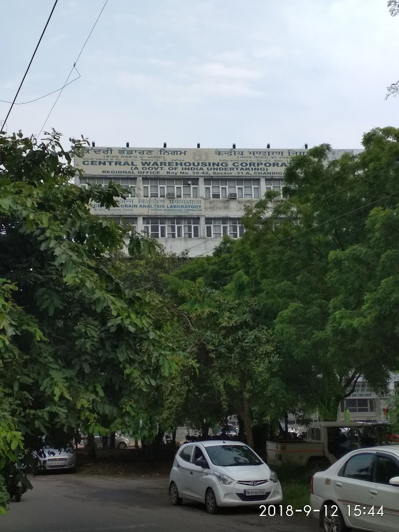 Central Warehousing Corporation, Regional Office-Chandigarh - Central Warehousing Corporation, Regional Office-Chandigarh, 39-42, Dakshin Marg, Sector 31 A, Sector 31, Chandigarh, 160030, India