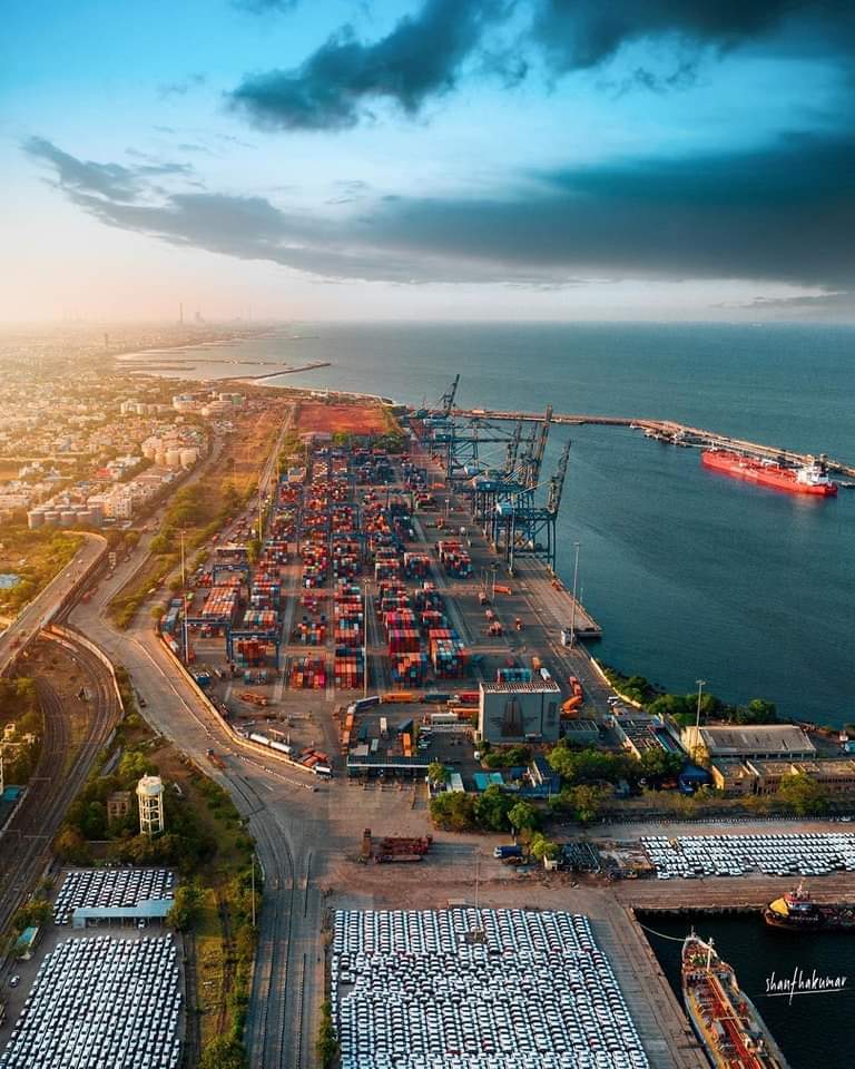 Chennai Port - Chennai Port, 37MW+MPV, Beach Rd, Fort St George, Chennai, Tamil Nadu 600001, India